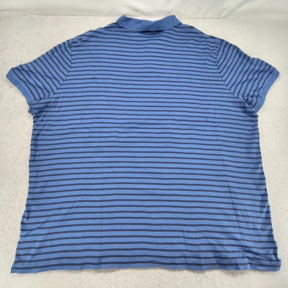 Polo Ralph Lauren Classic Fit Collared Polo Shirt Mens Size 2XL Blue Yellow